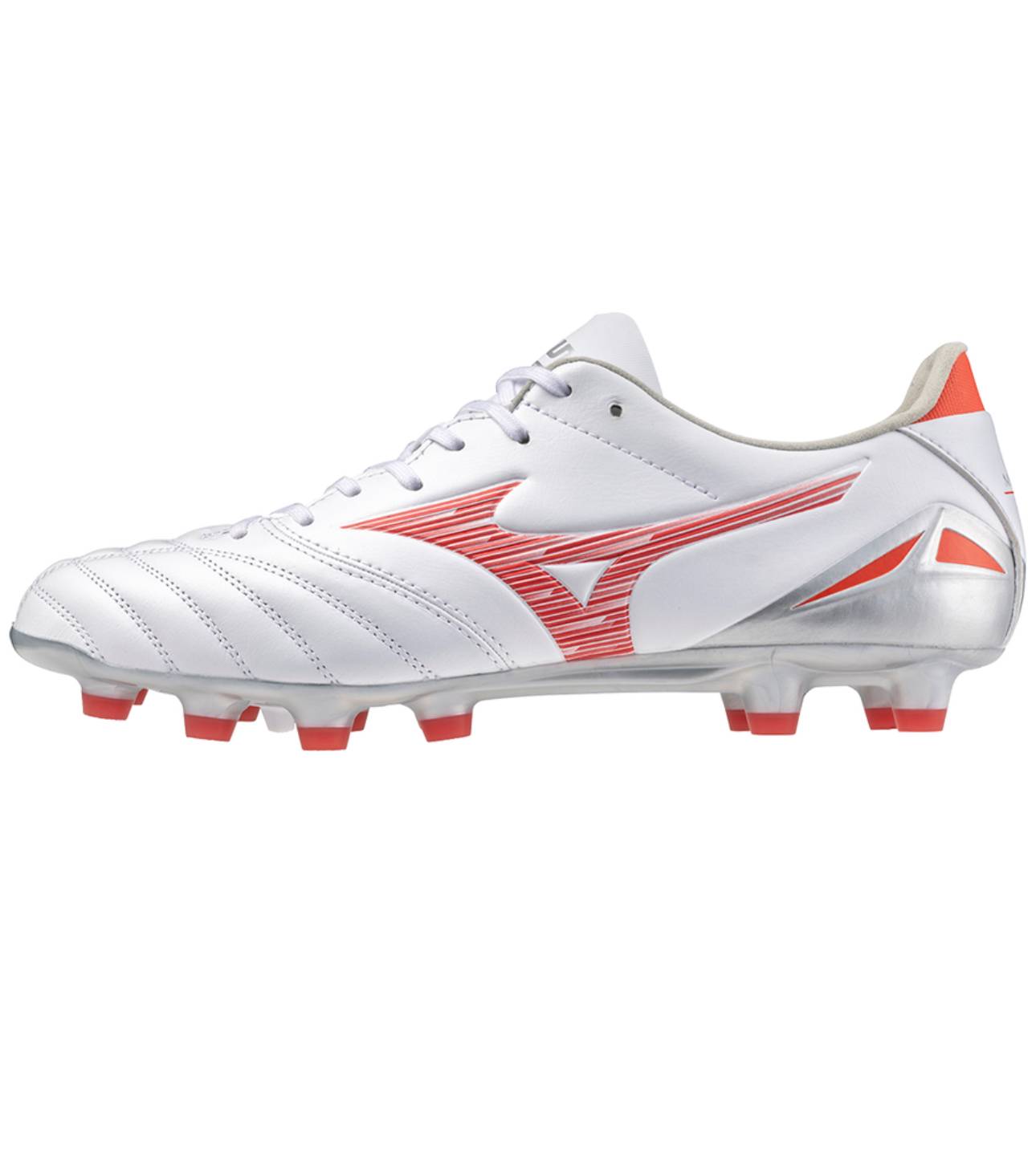 Mizuno Morelia Neo Iv Pro White Radiant Red Hot Coral
